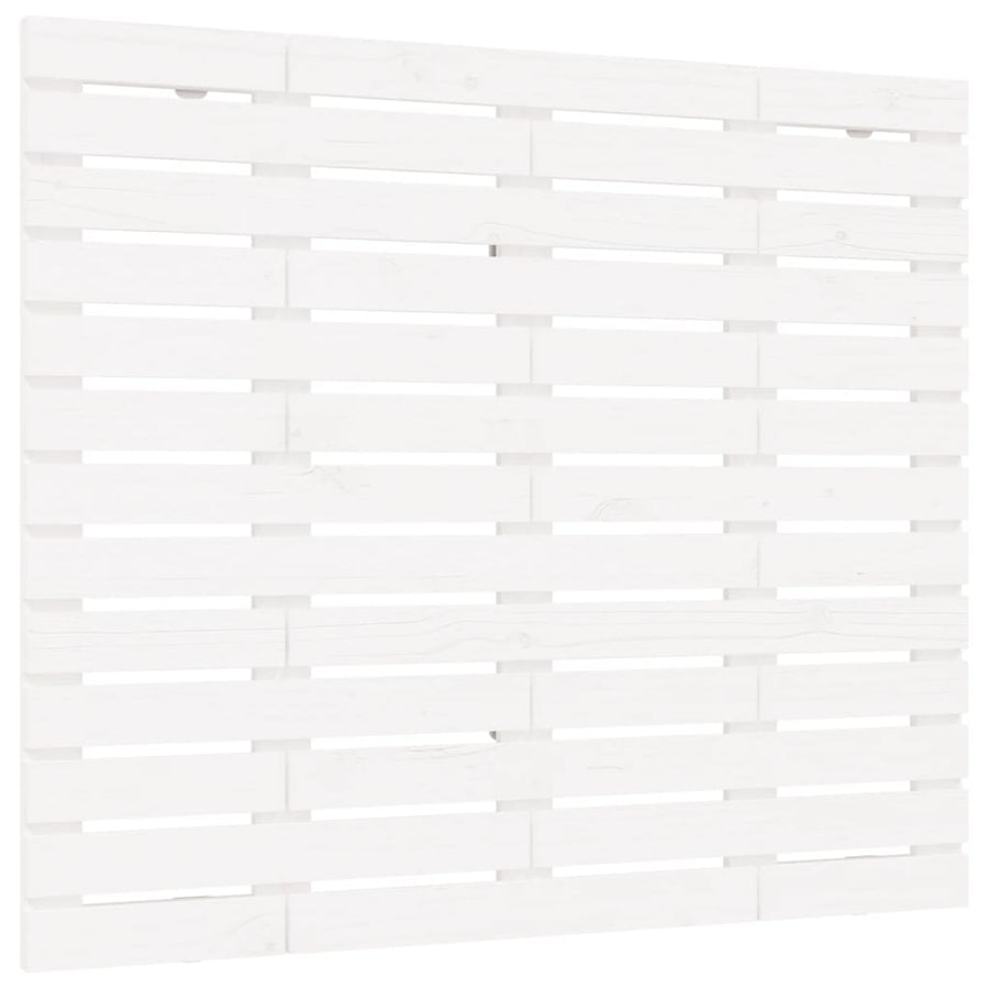 Hoofdbord Wandmontage 06X3X9,5 Cm Massief Grenenhout 106 x 91.5 cm Wit