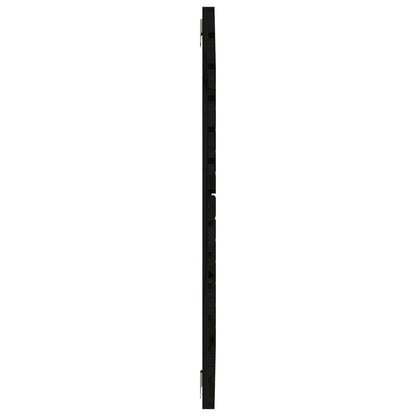 Hoofdbord Wandmontage 06X3X9,5 Cm Massief Grenenhout 106 x 91.5 cm Zwart