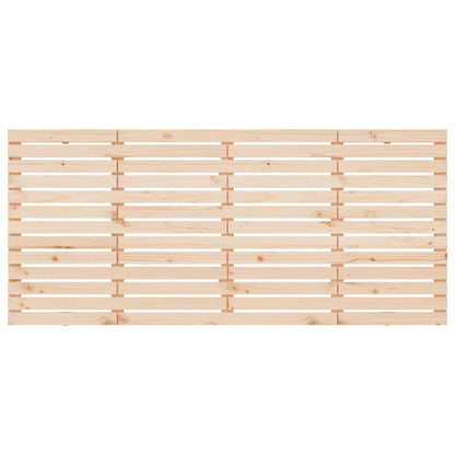 Hoofdbord Wandmontage 206X3X91,5 Cm Massief Grenenhout Naturel 206 x 91.5 cm