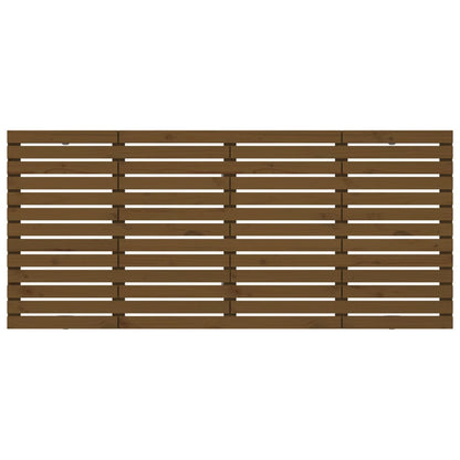 Hoofdbord Wandmontage 206X3X9,5 Cm Grenenhout 206 x 91.5 cm Honingbruin
