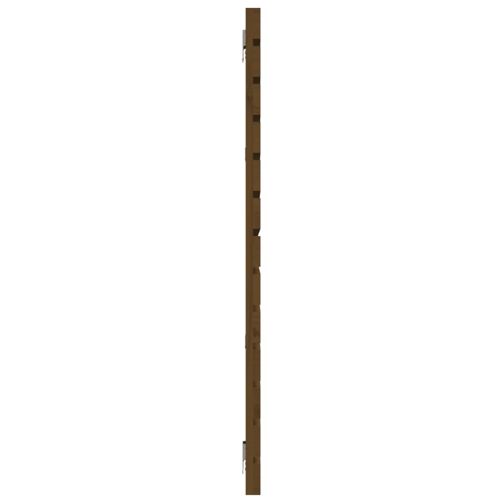 Hoofdbord Wandmontage 206X3X9,5 Cm Grenenhout 206 x 91.5 cm Honingbruin
