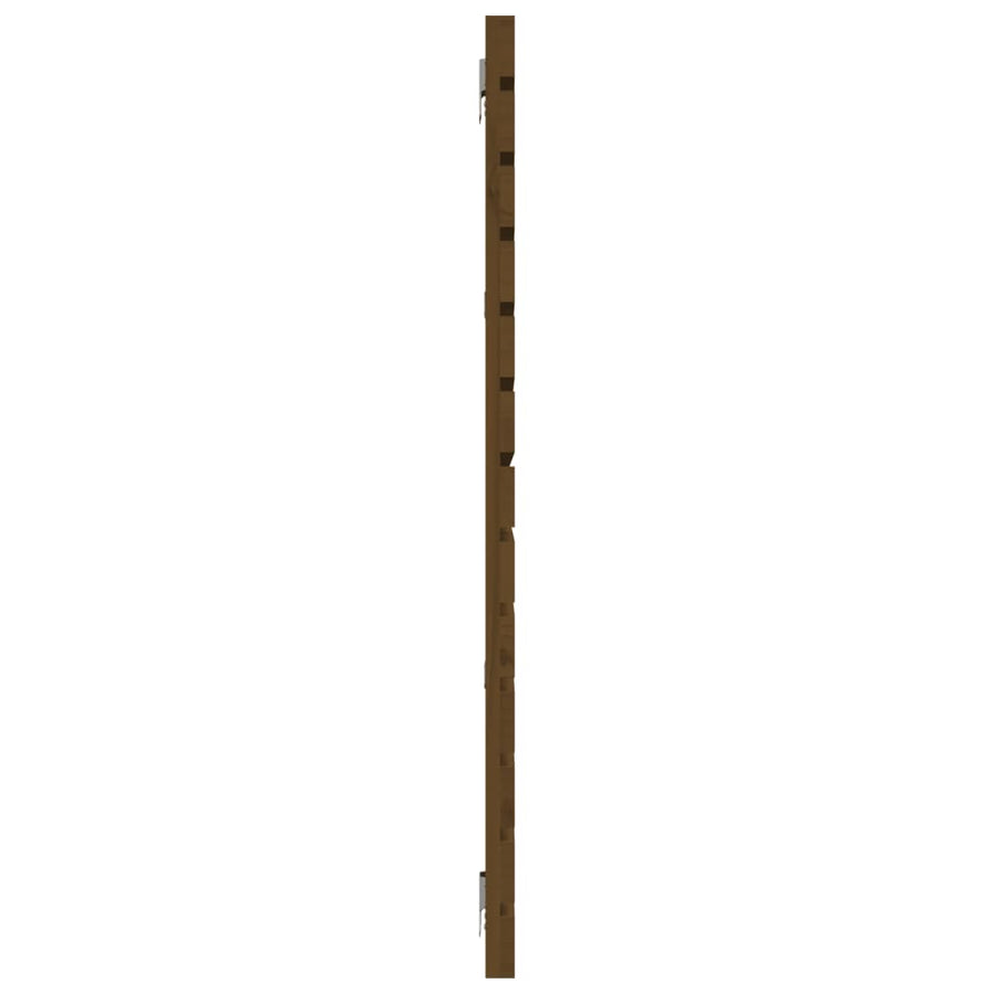 Hoofdbord Wandmontage 206X3X9,5 Cm Grenenhout 206 x 91.5 cm Honingbruin