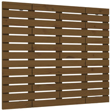 Hoofdbord Wandmontage 96X3X9,5 Cm Grenenhout 96 x 91.5 cm Honingbruin
