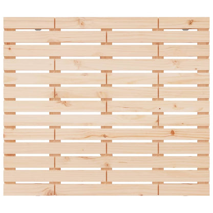 Hoofdbord Wandmontage 26X3X9,5 Cm Massief Grenenhout 126 x 91.5 cm Naturel