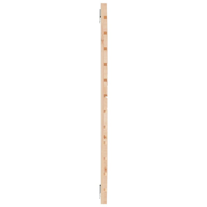 Hoofdbord Wandmontage 26X3X9,5 Cm Massief Grenenhout 126 x 91.5 cm Naturel
