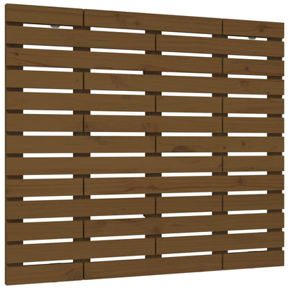 Hoofdbord Wandmontage 26X3X9,5 Cm Grenenhout 126 x 91.5 cm Honingbruin