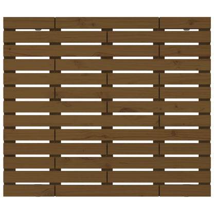 Hoofdbord Wandmontage 26X3X9,5 Cm Grenenhout 126 x 91.5 cm Honingbruin