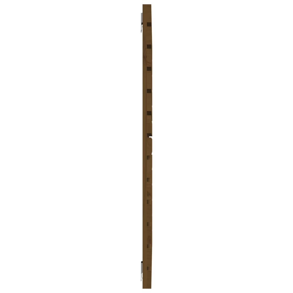 Hoofdbord Wandmontage 26X3X9,5 Cm Grenenhout 126 x 91.5 cm Honingbruin