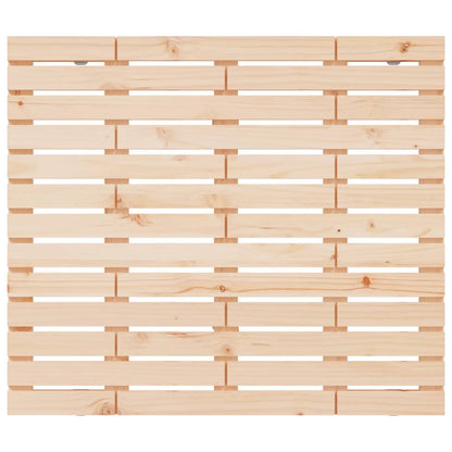 Hoofdbord Wandmontage 46X3X9,5 Cm Massief Grenenhout 146 x 91.5 cm Naturel