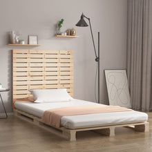 Hoofdbord Wandmontage 46X3X9,5 Cm Massief Grenenhout 146 x 91.5 cm Naturel