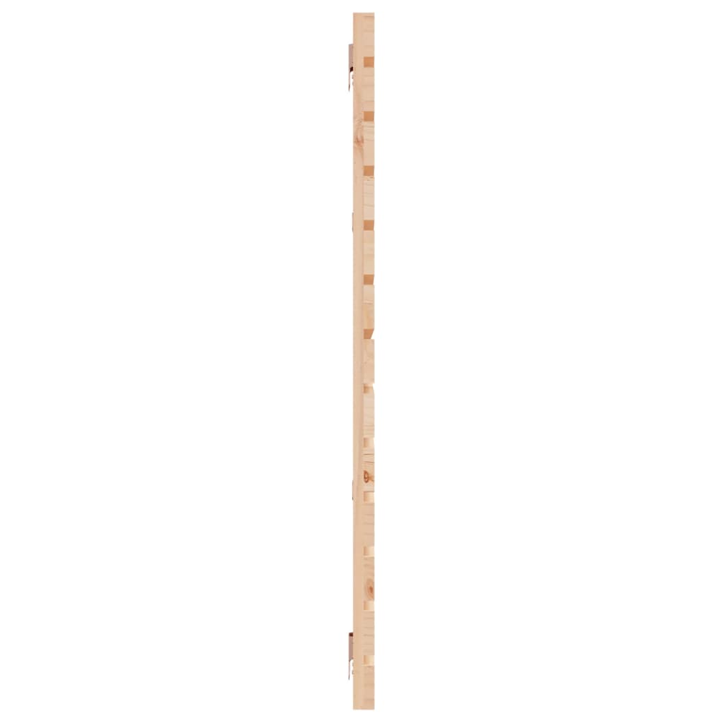 Hoofdbord Wandmontage 56X3X9,5 Cm Massief Grenenhout 156 x 91.5 cm Naturel