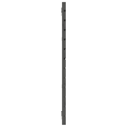 Hoofdbord Wandmontage 56X3X9,5 Cm Massief Grenenhout 156 x 91.5 cm Grijs