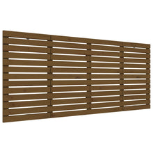 Hoofdbord Wandmontage 56X3X9,5 Cm Grenenhout 156 x 91.5 cm Honingbruin