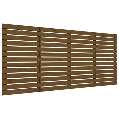 Hoofdbord Wandmontage 56X3X9,5 Cm Grenenhout 156 x 91.5 cm Honingbruin