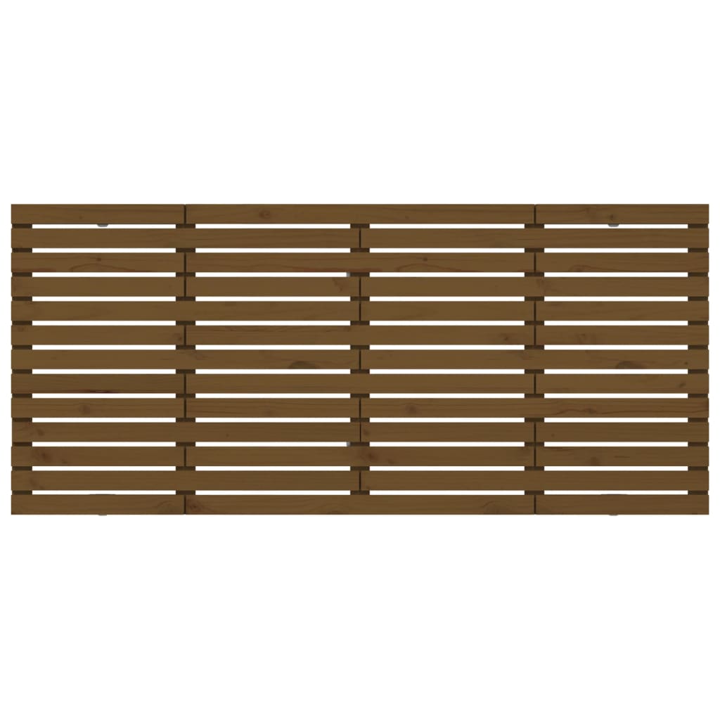 Hoofdbord Wandmontage 56X3X9,5 Cm Grenenhout 156 x 91.5 cm Honingbruin
