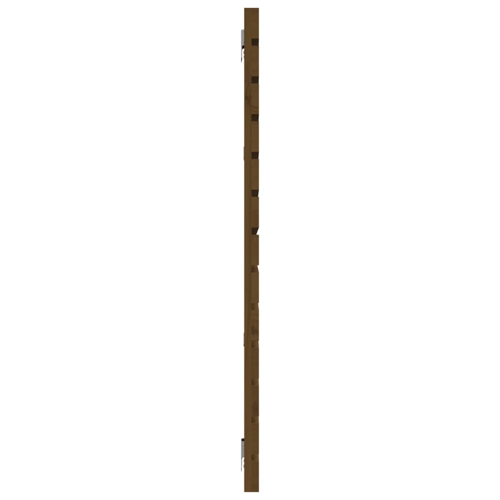 Hoofdbord Wandmontage 56X3X9,5 Cm Grenenhout 156 x 91.5 cm Honingbruin