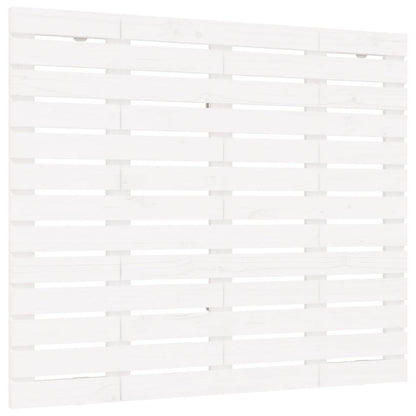 Hoofdbord Wandmontage 8X3X9,5 Cm Massief Grenenhout 81 x 91.5 cm Wit