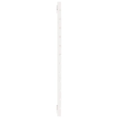Hoofdbord Wandmontage 8X3X9,5 Cm Massief Grenenhout 81 x 91.5 cm Wit