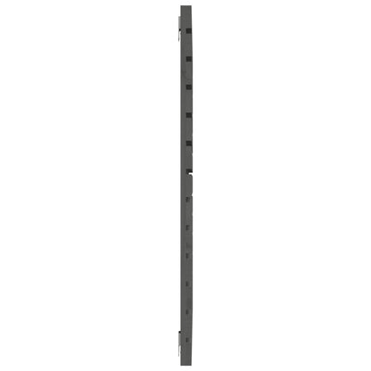 Hoofdbord Wandmontage 8X3X9,5 Cm Massief Grenenhout 81 x 91.5 cm Grijs