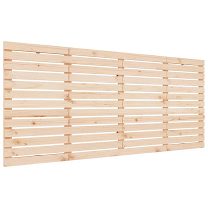 Hoofdbord Wandmontage 66X3X9,5 Cm Massief Grenenhout 166 x 91.5 cm Naturel