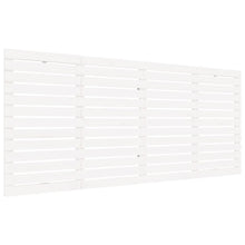Hoofdbord Wandmontage 66X3X9,5 Cm Massief Grenenhout 166 x 91.5 cm Wit