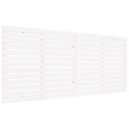Hoofdbord Wandmontage 66X3X9,5 Cm Massief Grenenhout 166 x 91.5 cm Wit