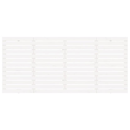 Hoofdbord Wandmontage 66X3X9,5 Cm Massief Grenenhout 166 x 91.5 cm Wit