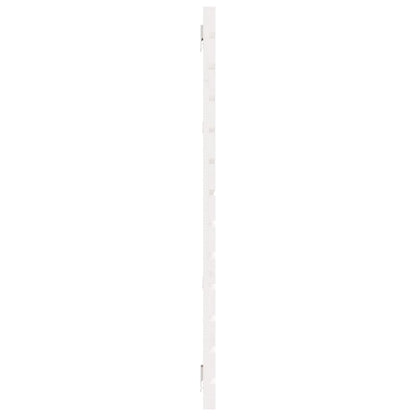 Hoofdbord Wandmontage 66X3X9,5 Cm Massief Grenenhout 166 x 91.5 cm Wit
