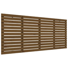 Hoofdbord Wandmontage 66X3X9,5 Cm Grenenhout 166 x 91.5 cm Honingbruin