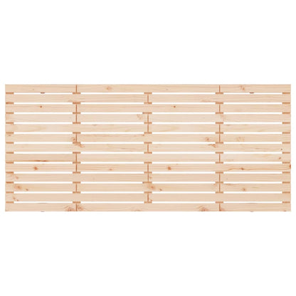 Hoofdbord Wandmontage 186X3X91,5 Cm Massief Grenenhout Naturel 186 x 91.5 cm