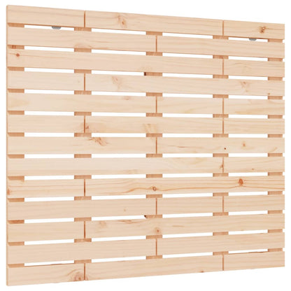 Hoofdbord Wandmontage 4X3X9,5 Cm Massief Grenenhout 141 x 91.5 cm Naturel