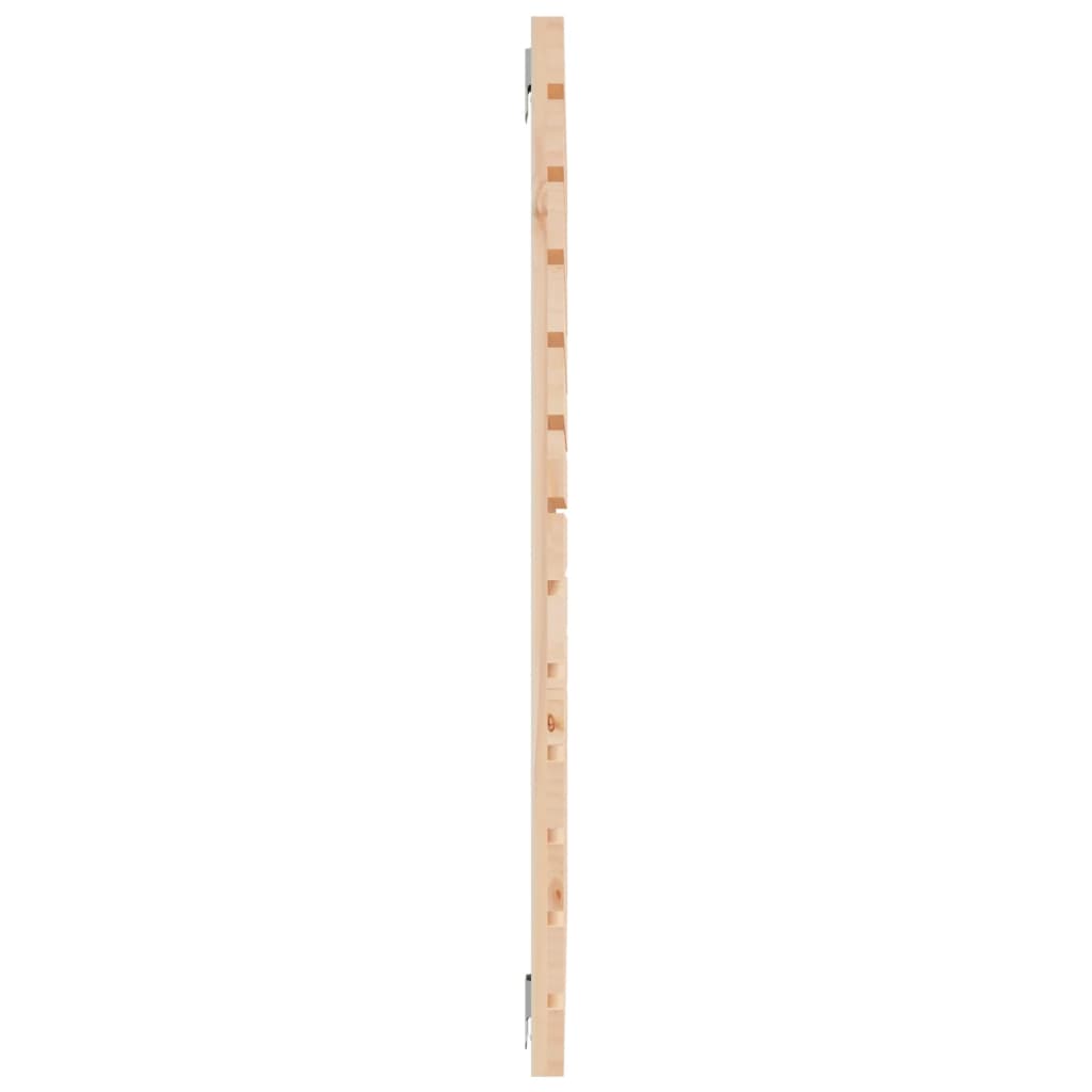 Hoofdbord Wandmontage 4X3X9,5 Cm Massief Grenenhout 141 x 91.5 cm Naturel