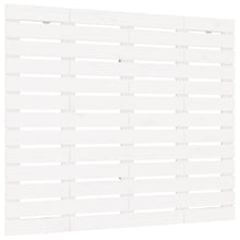 Hoofdbord Wandmontage 4X3X9,5 Cm Massief Grenenhout 141 x 91.5 cm Wit