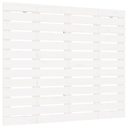 Hoofdbord Wandmontage 4X3X9,5 Cm Massief Grenenhout 141 x 91.5 cm Wit