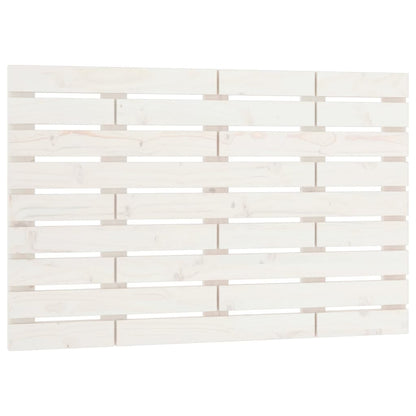 Hoofdbord Wandmontage 06X3X63 Cm Massief Grenenhout 106 x 63 cm Wit