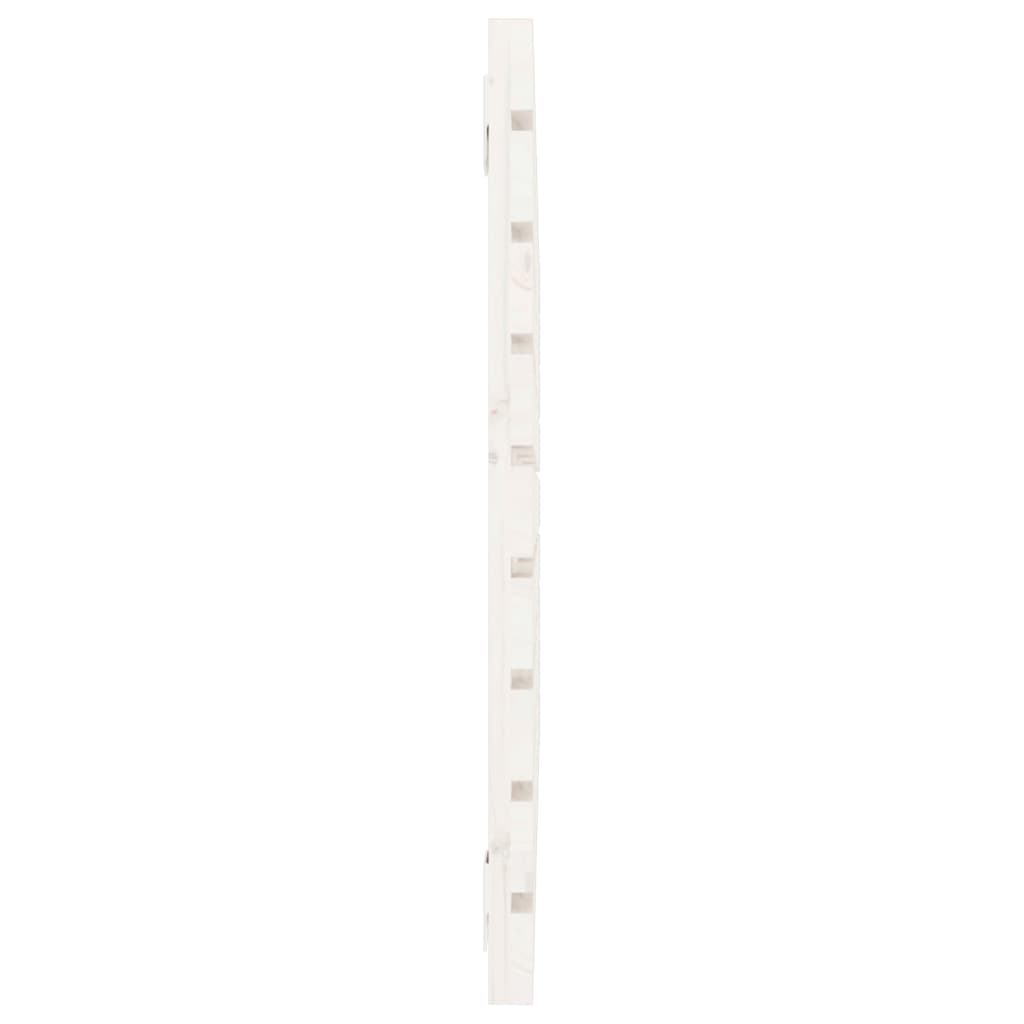 Hoofdbord Wandmontage 06X3X63 Cm Massief Grenenhout 106 x 63 cm Wit