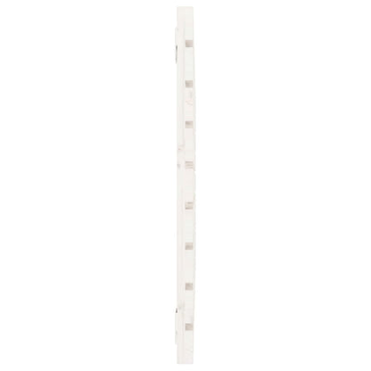 Hoofdbord Wandmontage 06X3X63 Cm Massief Grenenhout 106 x 63 cm Wit