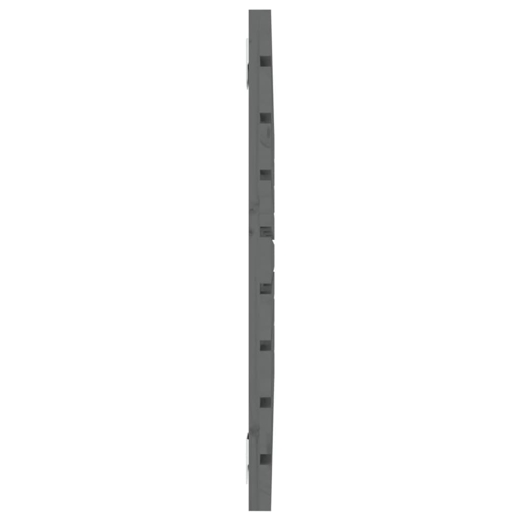 Hoofdbord Wandmontage 06X3X63 Cm Massief Grenenhout 106 x 63 cm Grijs