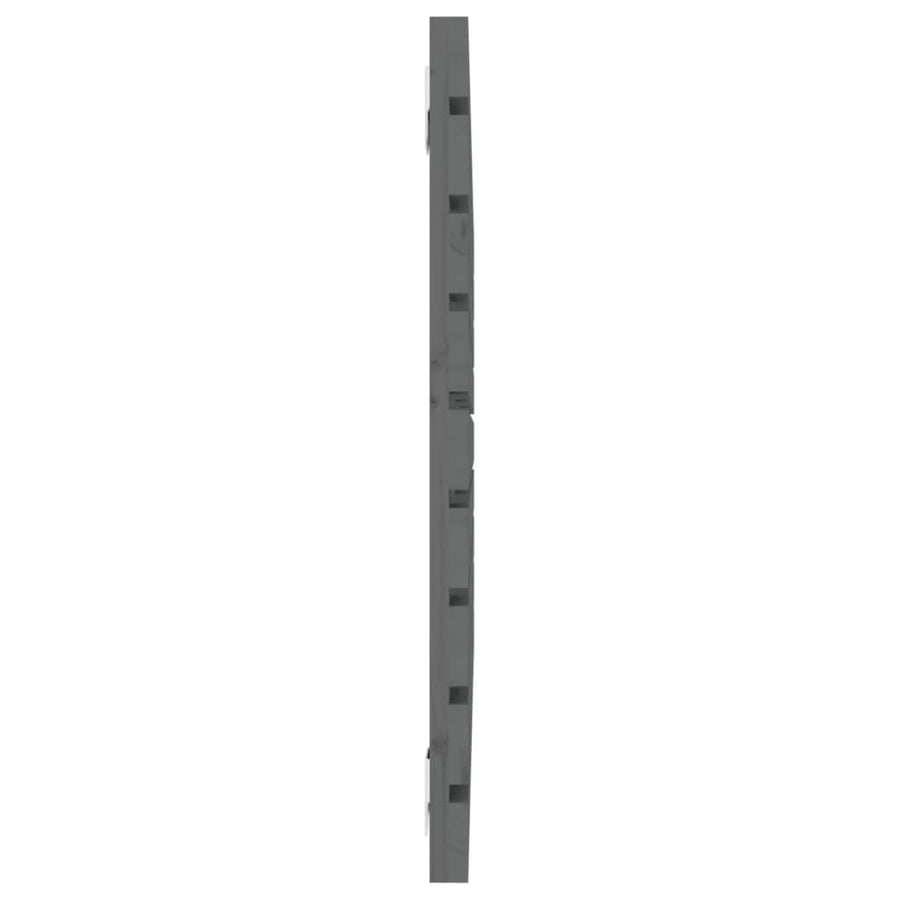 Hoofdbord Wandmontage 06X3X63 Cm Massief Grenenhout 106 x 63 cm Grijs
