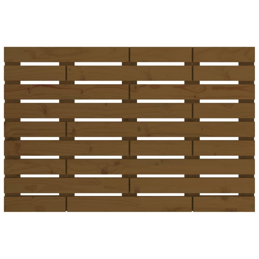 Hoofdbord Wandmontage 06X3X63 Cm Grenenhout 106 x 63 cm Honingbruin