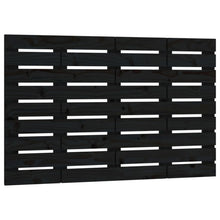 Hoofdbord Wandmontage 06X3X63 Cm Massief Grenenhout 106 x 63 cm Zwart