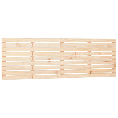 Hoofdbord Wandmontage 206X3X63 Cm Massief Grenenhout 206 x 63 cm Naturel