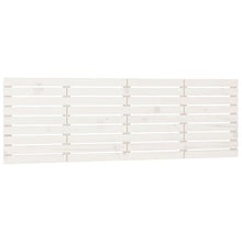Hoofdbord Wandmontage 206X3X63 Cm Massief Grenenhout 206 x 63 cm Wit