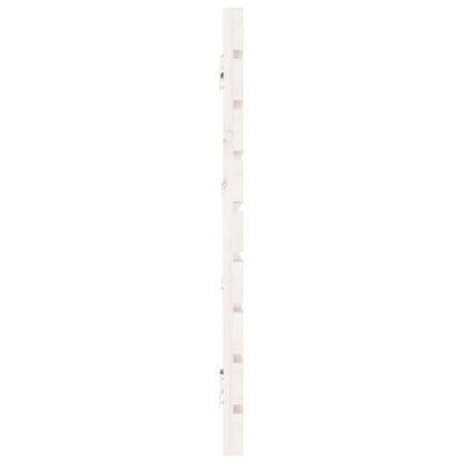 Hoofdbord Wandmontage 206X3X63 Cm Massief Grenenhout 206 x 63 cm Wit