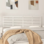 Hoofdbord Wandmontage 206X3X63 Cm Massief Grenenhout 206 x 63 cm Wit