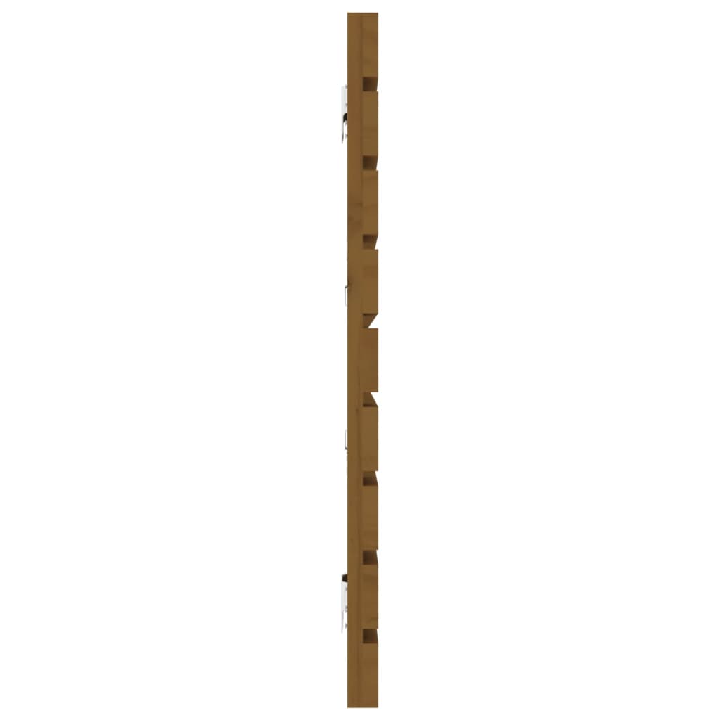 Hoofdbord Wandmontage 206X3X63 Cm Grenenhout 206 x 63 cm Honingbruin