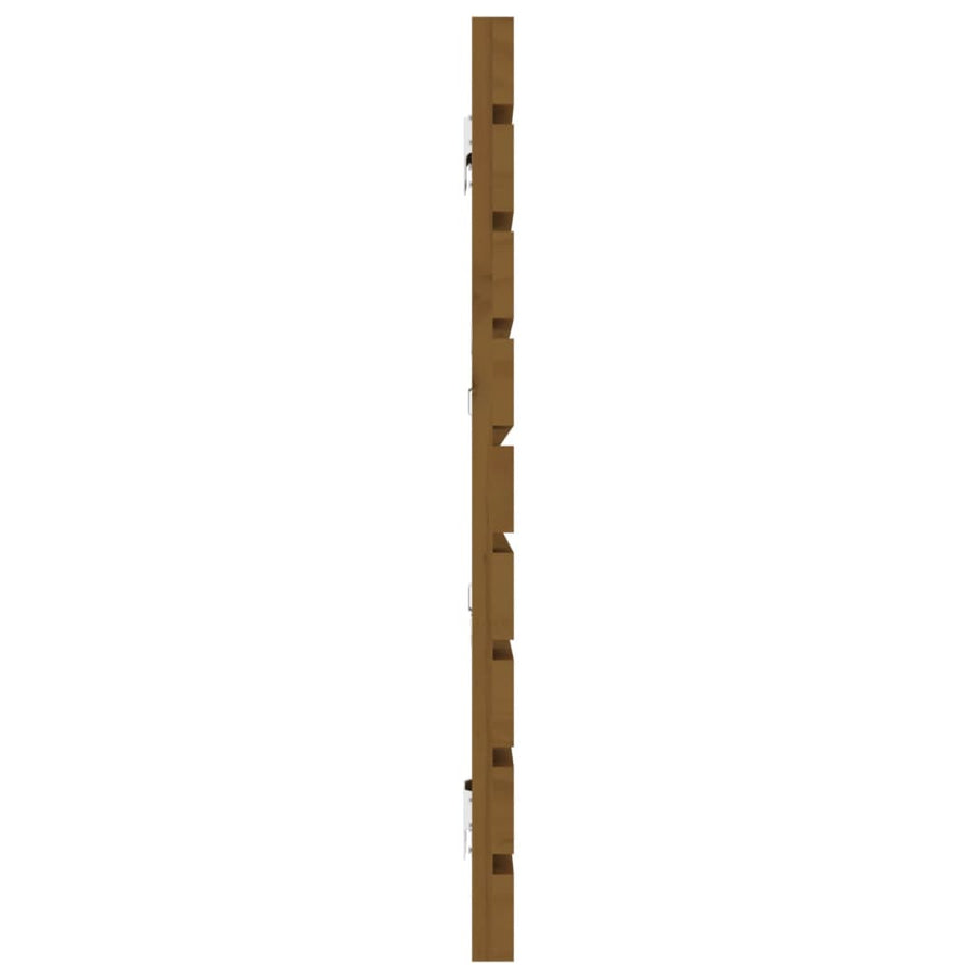 Hoofdbord Wandmontage 206X3X63 Cm Grenenhout 206 x 63 cm Honingbruin
