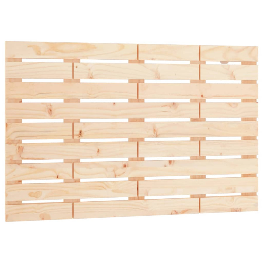 Hoofdbord Wandmontage 96X3X63 Cm Massief Grenenhout 96 x 63 cm Naturel