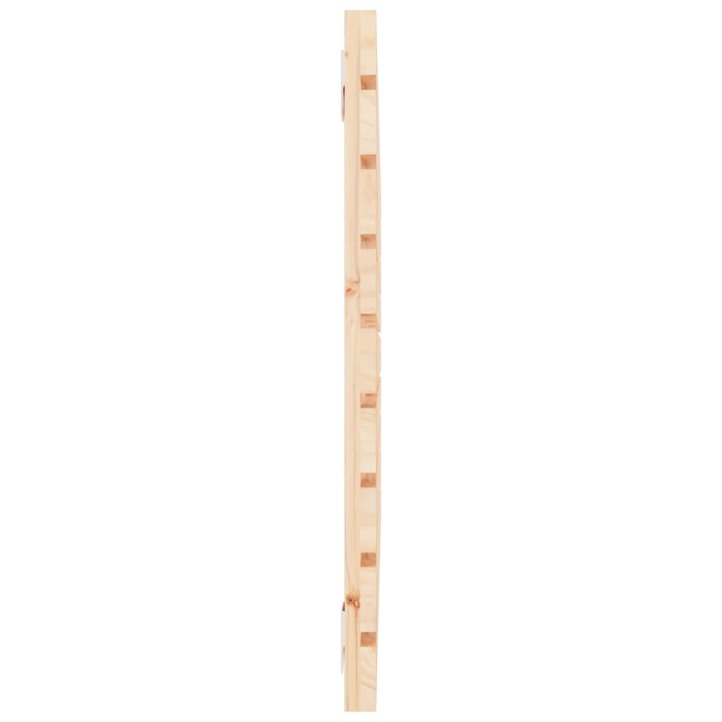 Hoofdbord Wandmontage 96X3X63 Cm Massief Grenenhout 96 x 63 cm Naturel