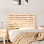 Hoofdbord Wandmontage 96X3X63 Cm Massief Grenenhout 96 x 63 cm Naturel